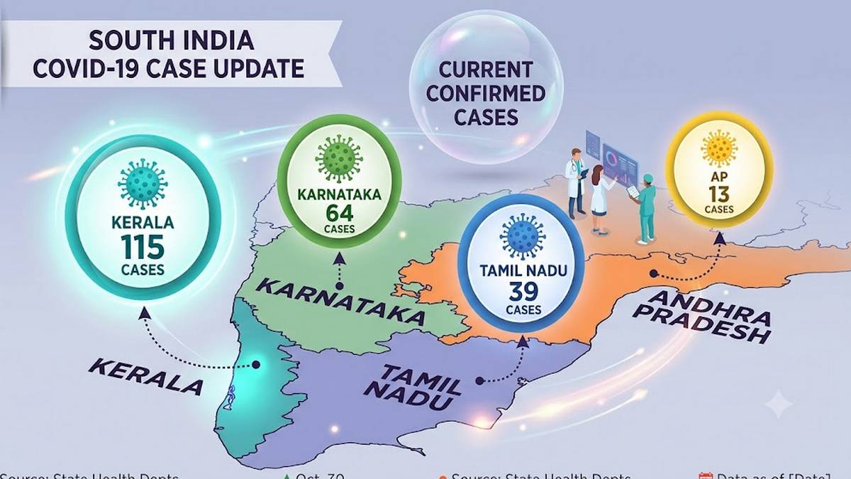 కోవిడ్ కేసులు: కేరళలో 115, కర్నాటక 64, ఏపీలో 13 ...