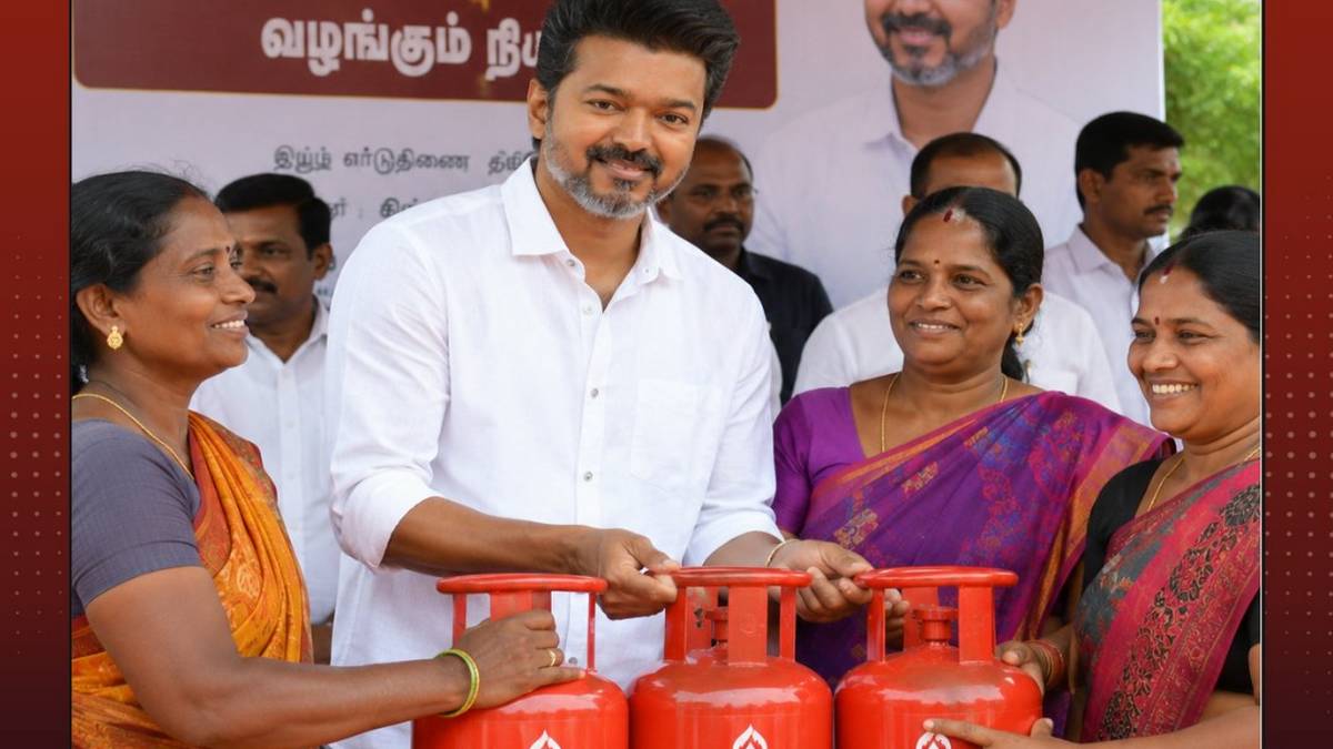 Gas Cylinder, సీఎం విజయ్ 3 సిలిండర్లు ఉచితం ...