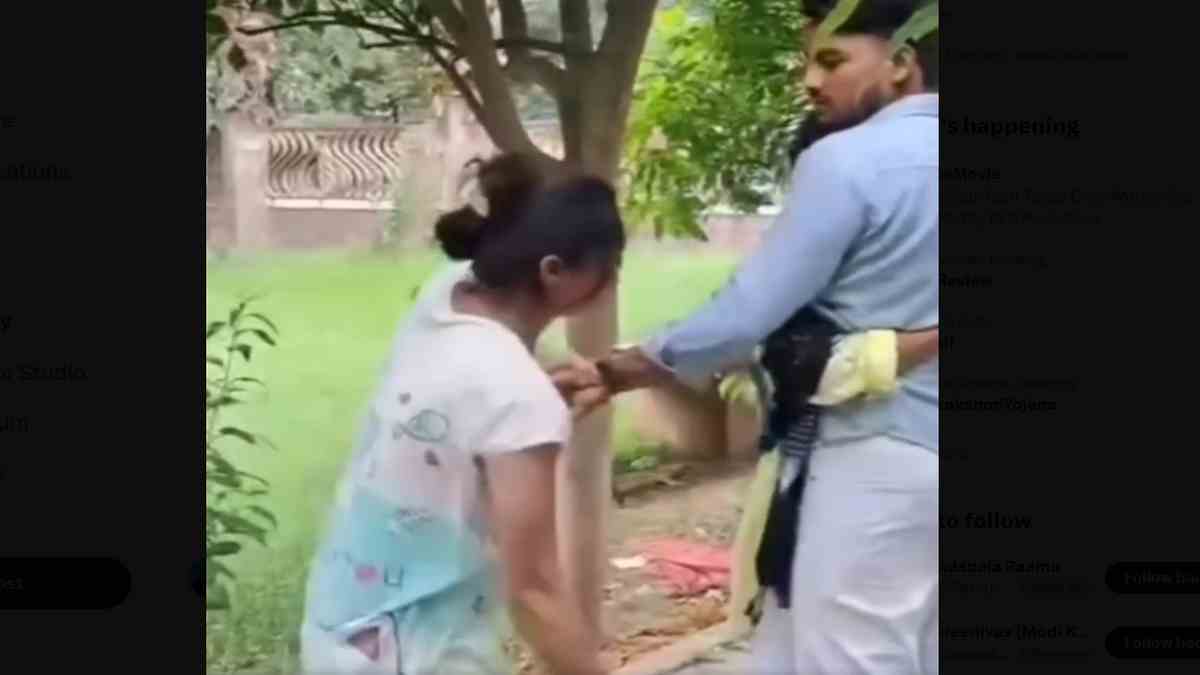 భర్తపై అనుమానం వచ్చిన మహిళ.. పార్కులో రెడ్ ...
