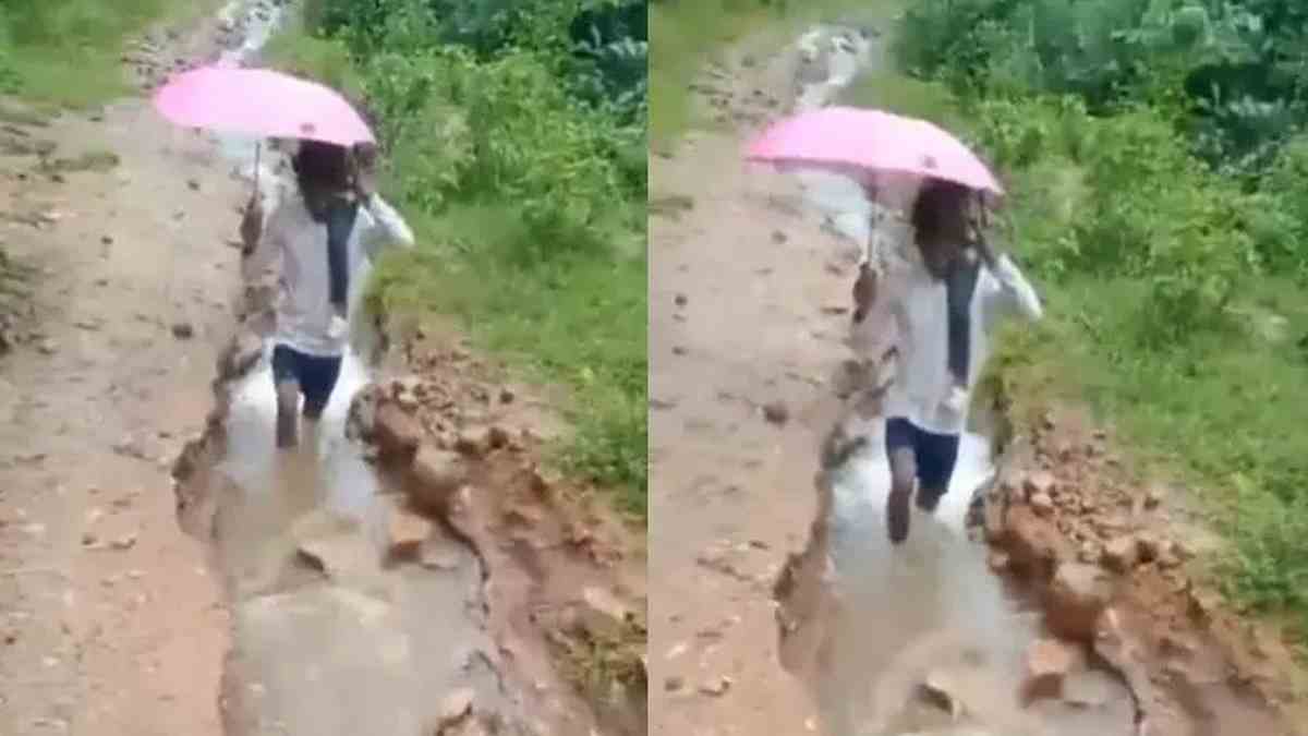 కుమారుడికి జ్వరం.. ఐదు కిలోమీటర్లు భుజాలపై ...