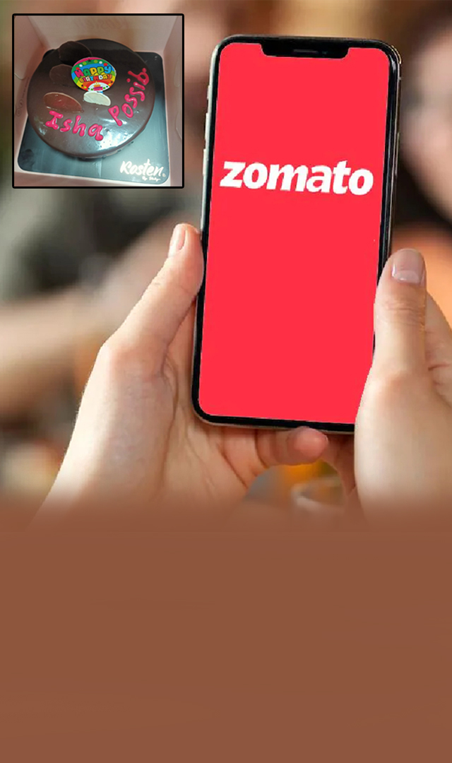 ‘Happy Birthday Isha Possib’: Zomato's 'word limit' leads to hilarious birthday cake