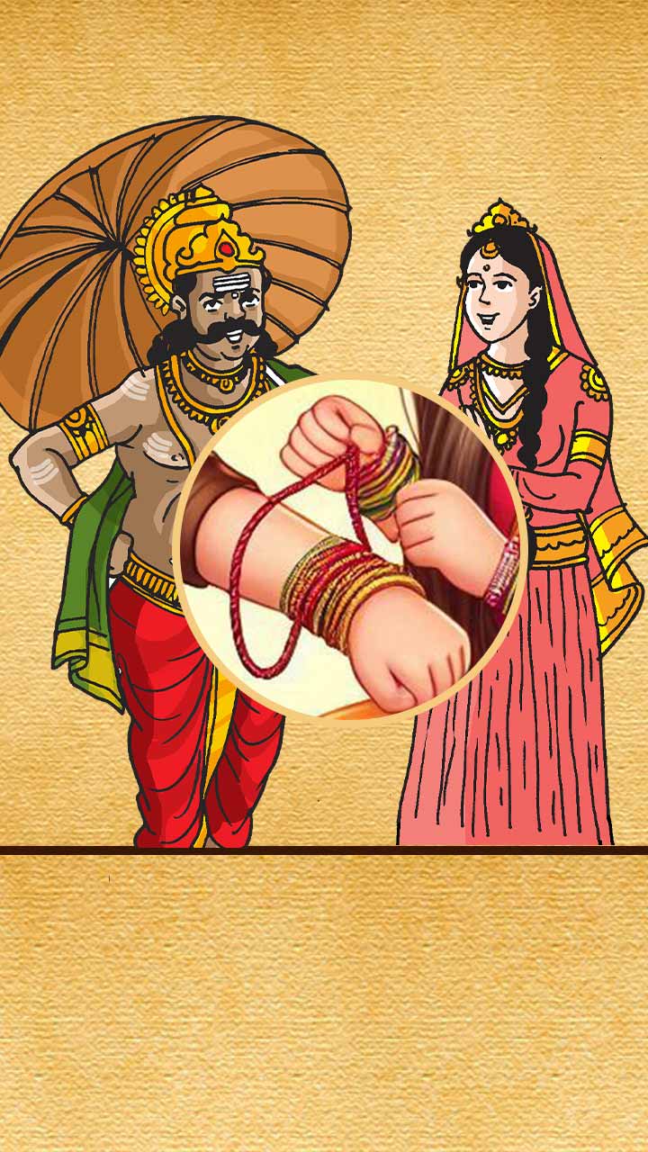 When Goddess Lakshmi tied first Rakhi to demon King Mahabali…