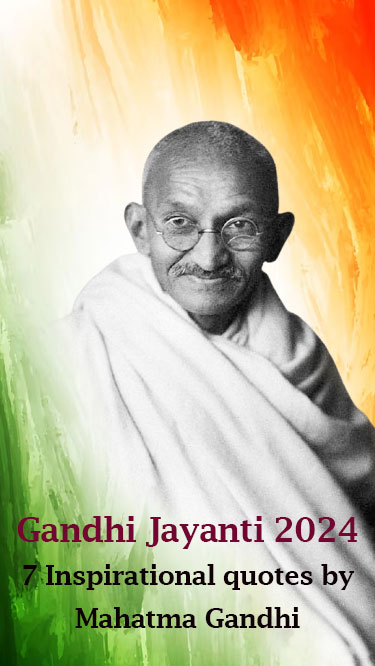 Gandhi Jayanti 2024: 7 Inspirational quotes by Mahatma Gandhi