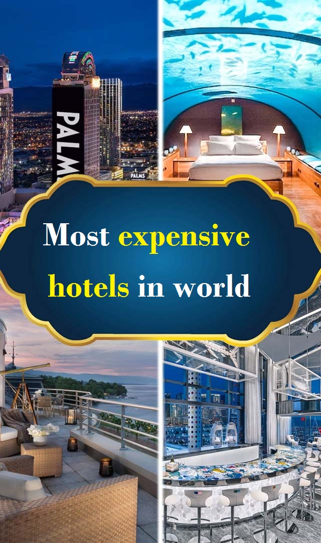 Top 7 most expensive hotels in world; You can buy a house with 1 night stay cost