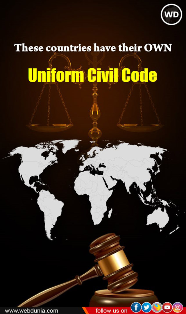 These countries have their OWN Uniform Civil Code