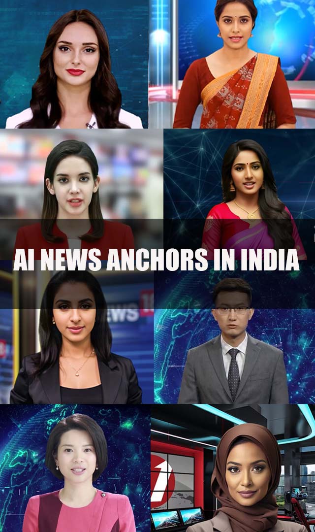 AI news anchors in India