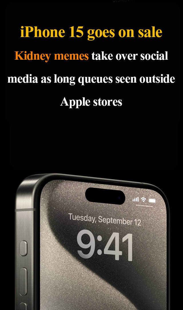 iPhone 15 sale in India: Kidney memes take over social media as long queues outside apple stores