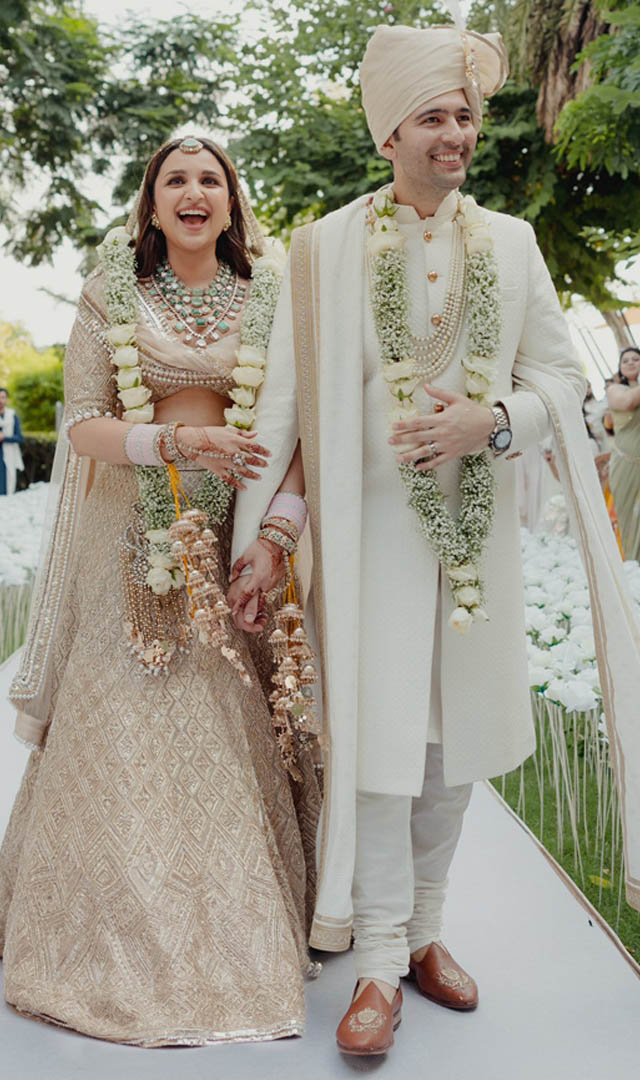 ‘So blessed to be Mr and Mrs’: Parineeti Chopra and Raghav Chadha share first wedding pictures