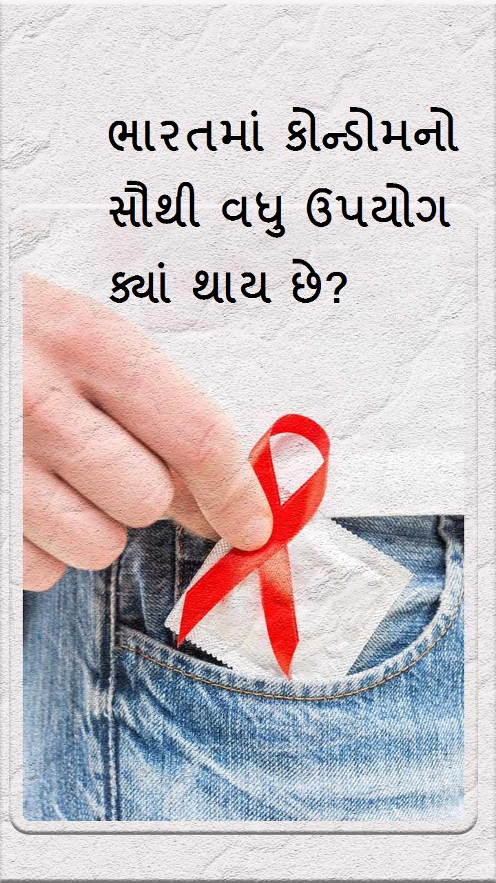 ભારતમાં કોન્ડોમનો સૌથી વધુ ઉપયોગ ક્યાં થાય છે?