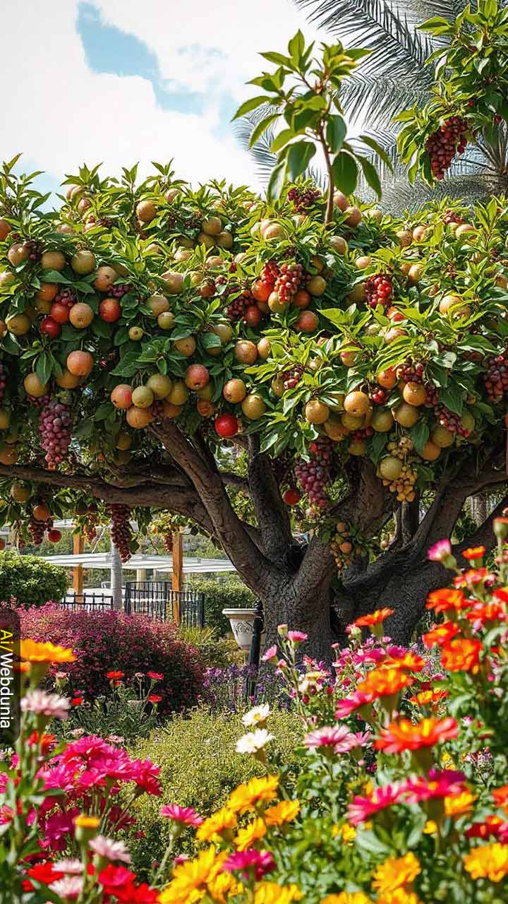 આ કયું વૃક્ષ છે જેના પર 40 પ્રકારના ફળ ઉગે છે?