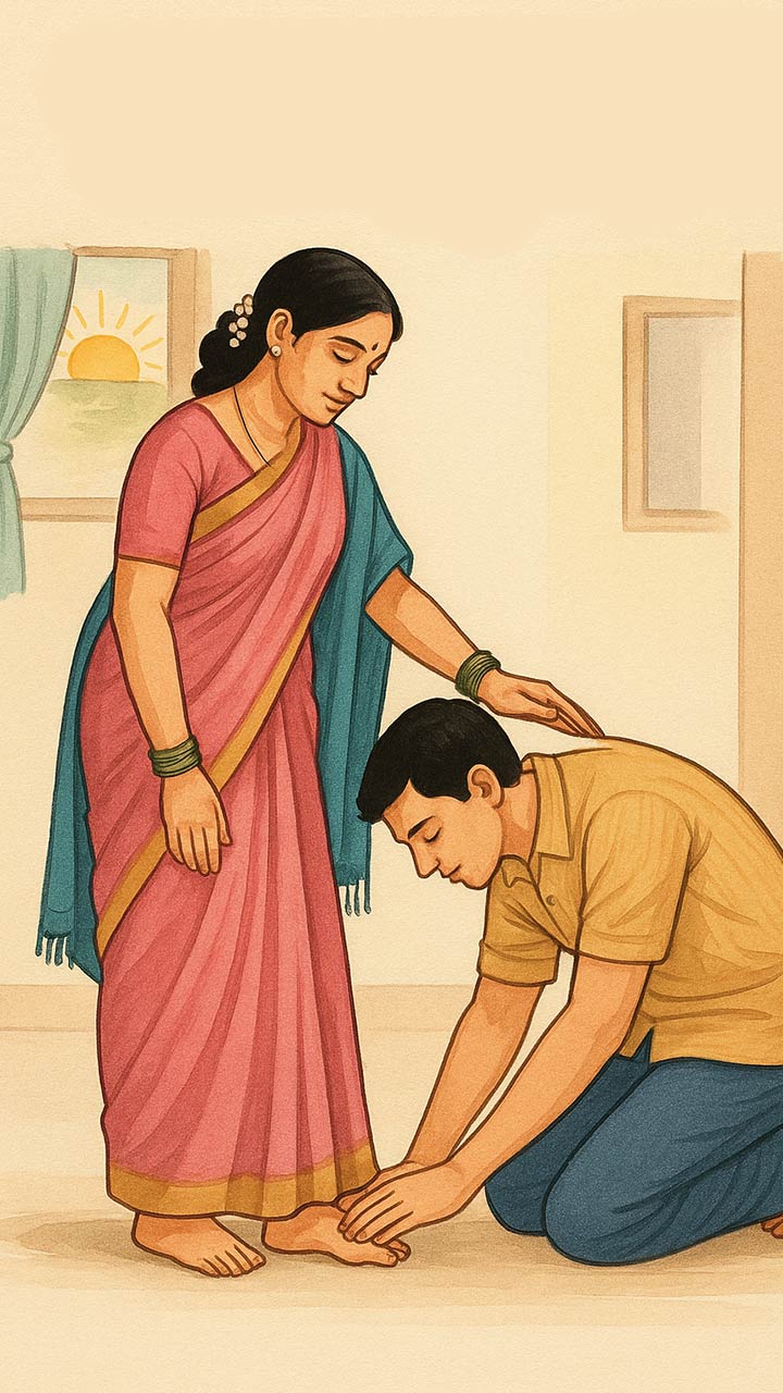 દરરોજ સવારે પુત્રએ પોતાની માતાના ચરણ સ્પર્શ કેમ કરવો જોઈએ?