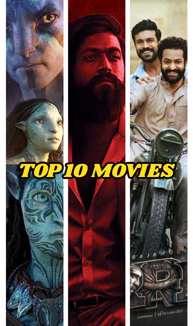 Box office top 10  - વર્ષ 2022ની ટોપ 10 ફિલ્મો 