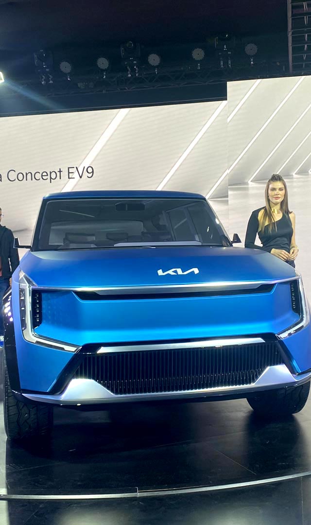 Auto Expo 2023 : Kia એ ઑટો એક્સપોમાં Concept EV9 પરથી ઉઠાવ્યો પડદો 