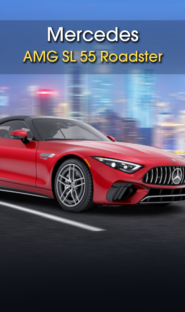 Mercedes AMG SL 55 Roadster लॉन्च, कीमत 2.35 करोड़ रुपए, 3.9 सेकंड्‍स में 100 की स्पीड 