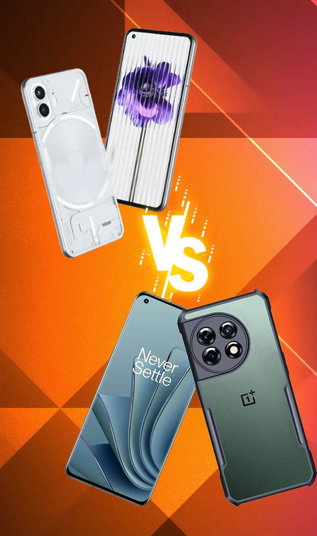 Nothing Phone (2) vs OnePlus 11R : जानिए कौनसा स्मार्टफोन आपके   लिए होगा बेस्ट, कीमत और फीचर्स