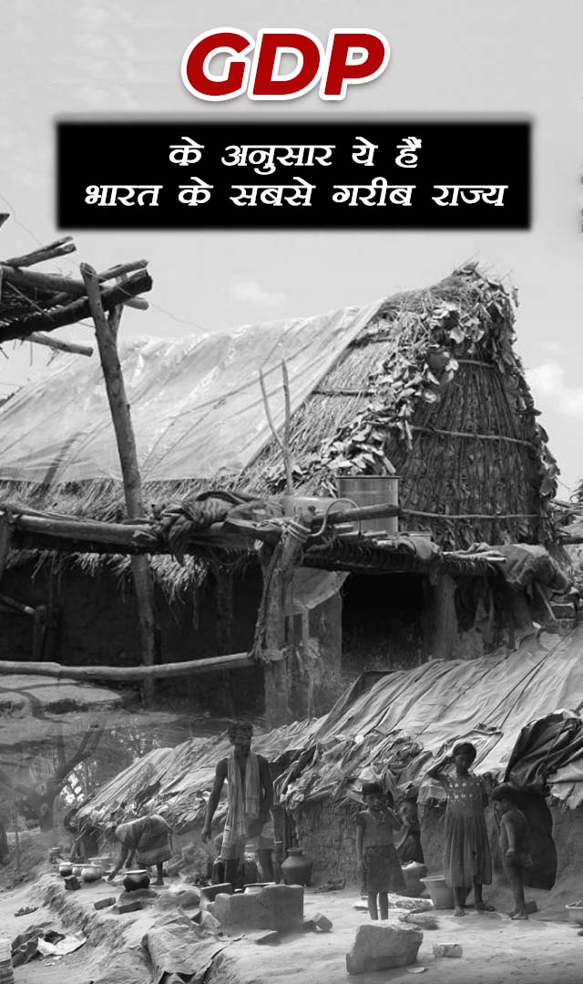 GDP के अनुसार ये हैं भारत के सबसे गरीब राज्य