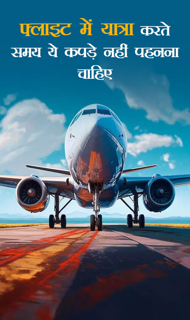 फ्लाइट में यात्रा करते समय ये कपड़े नहीं पहनना चाहिए