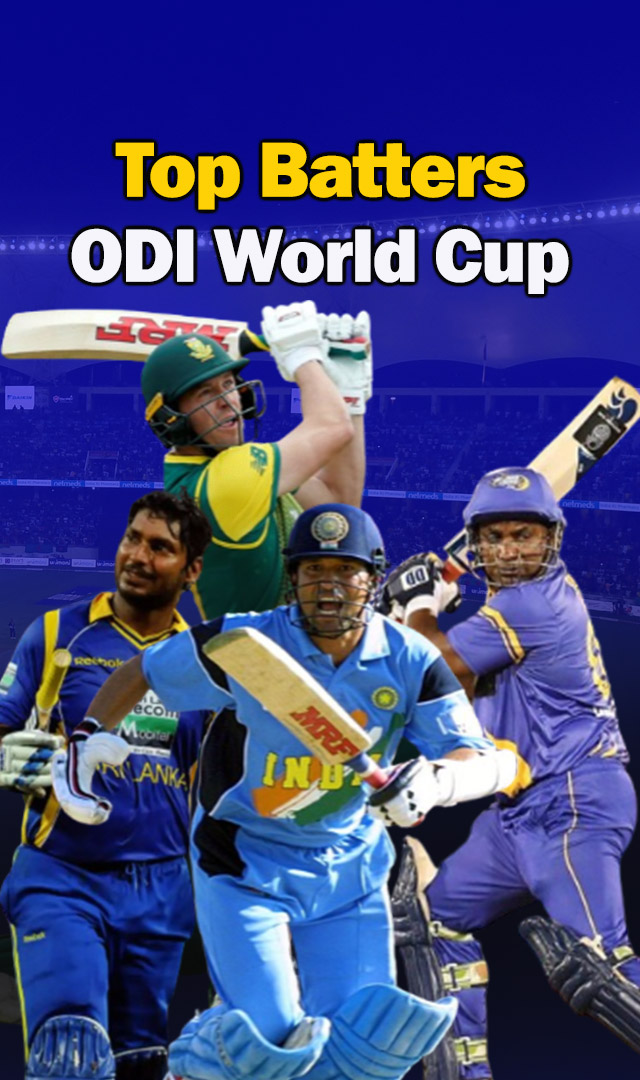 Cricket World Cup के Top-7 बल्लेबाज जिन्होंने किया वर्ल्ड कप में 'राज'