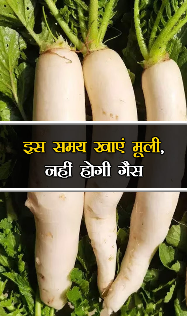 इस समय खाएं मूली, नहीं होगी गैस