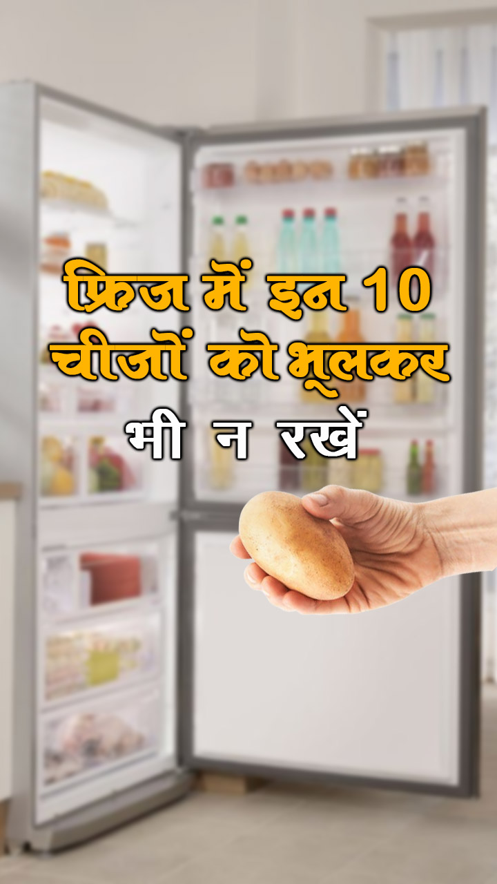 फ्रिज में इन 10 चीज़ों को भूलकर भी न रखें