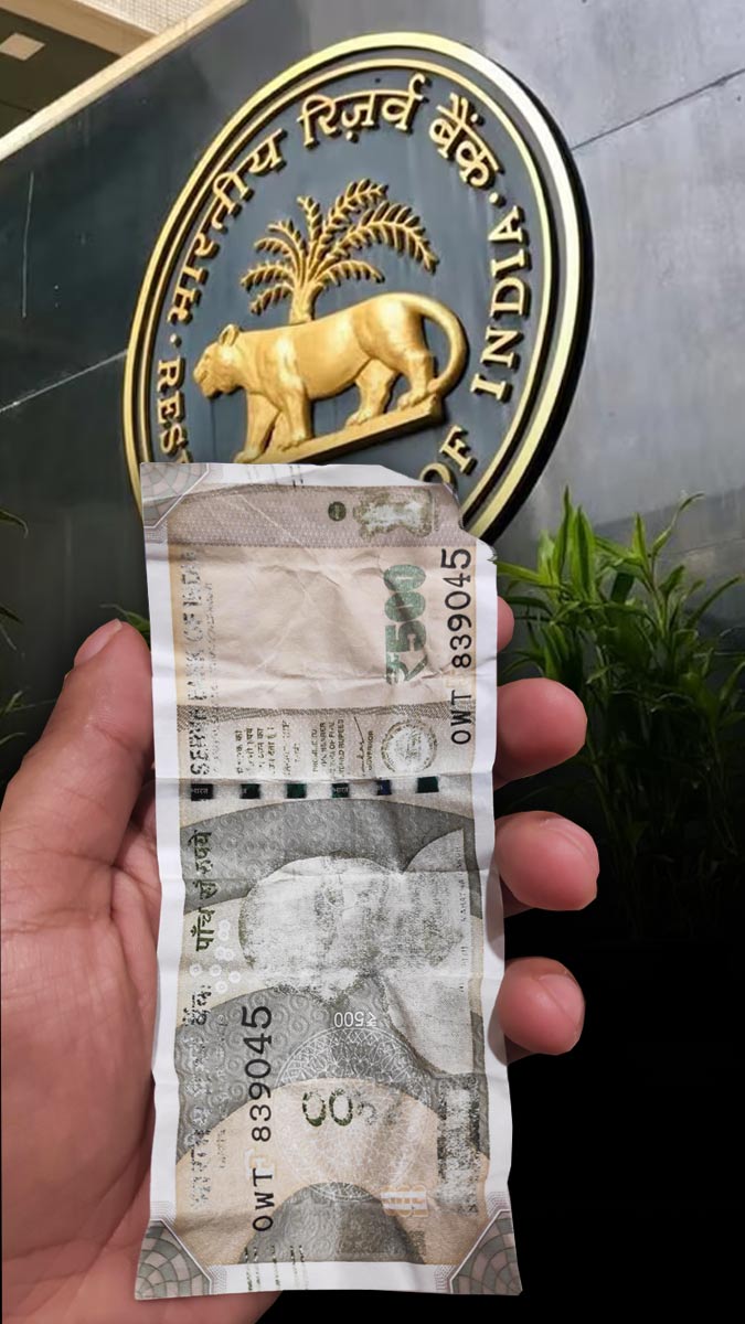 आपके पास है कटा-फटा नोट तो जान लें RBI  का नियम