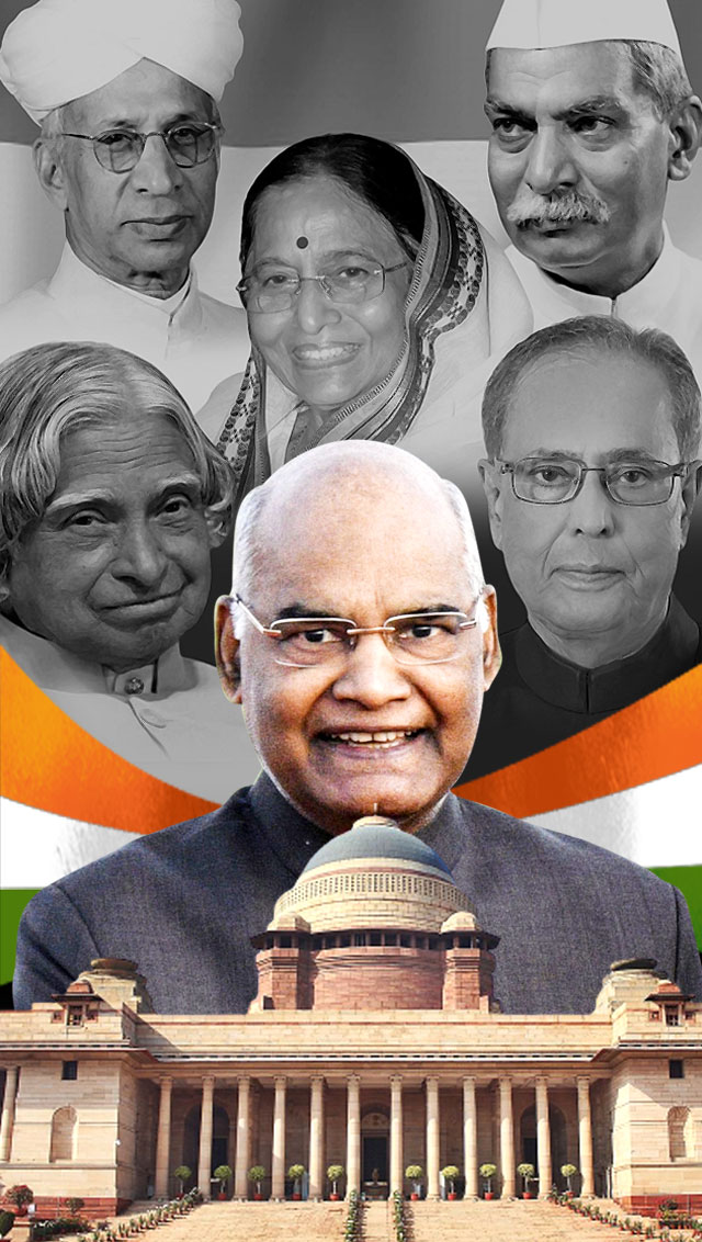 भारत के राष्ट्रपति, पूरी सूची