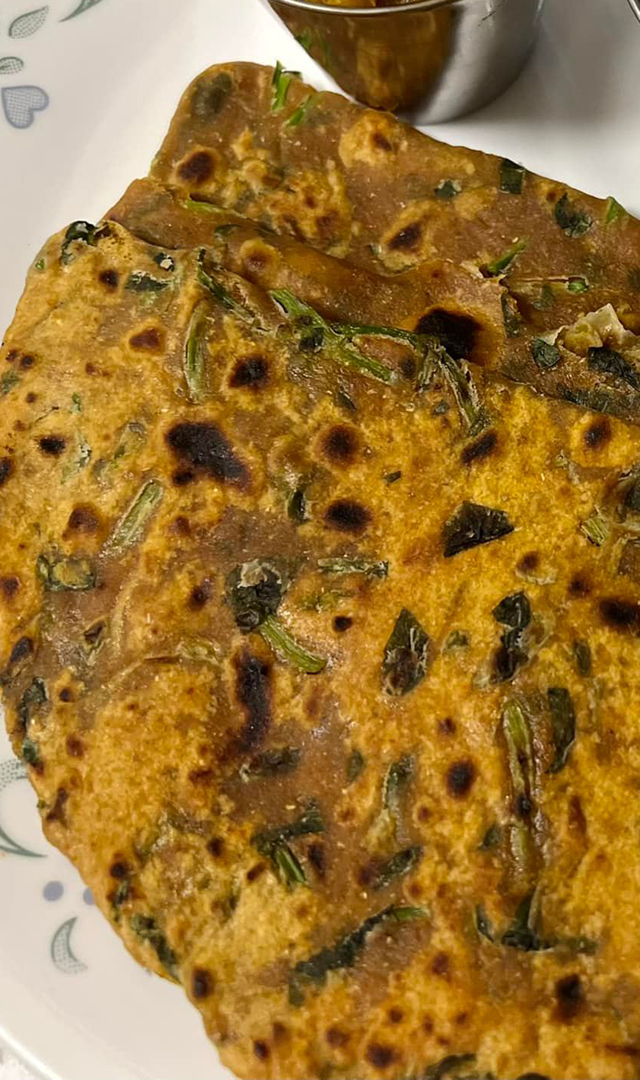 ಮೆಂತ್ಯ ಸೊಪ್ಪಿನ ರೊಟ್ಟಿ ಮಾಡುವ ವಿಧಾನ