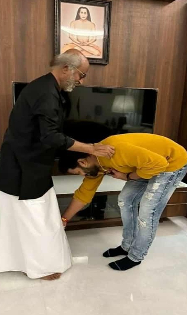 ರಜನೀಕಾಂತ್ ಮೀಟ್ಸ್ ರಿಷಬ್ ಶೆಟ್ಟಿ