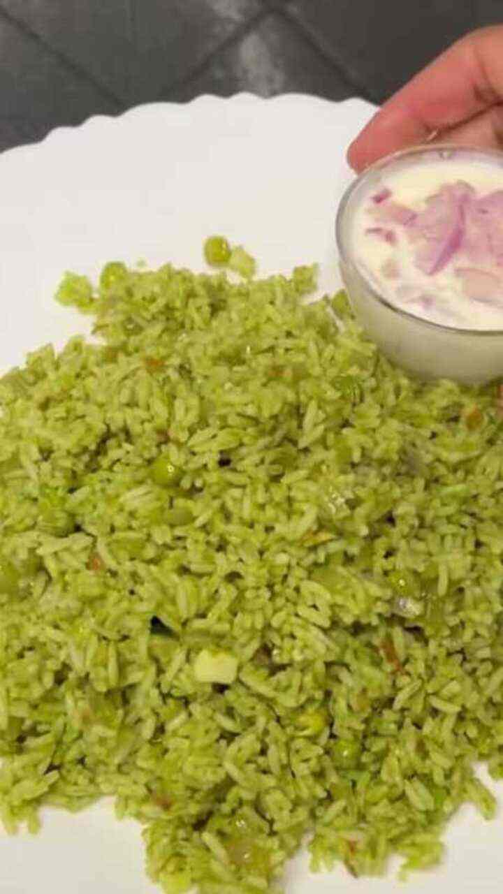 ಮಕ್ಕಳಿಗೂ ಇಷ್ಟವಾಗುತ್ತದೆ ಈ ಗ್ರೀನ್ ರೈಸ್