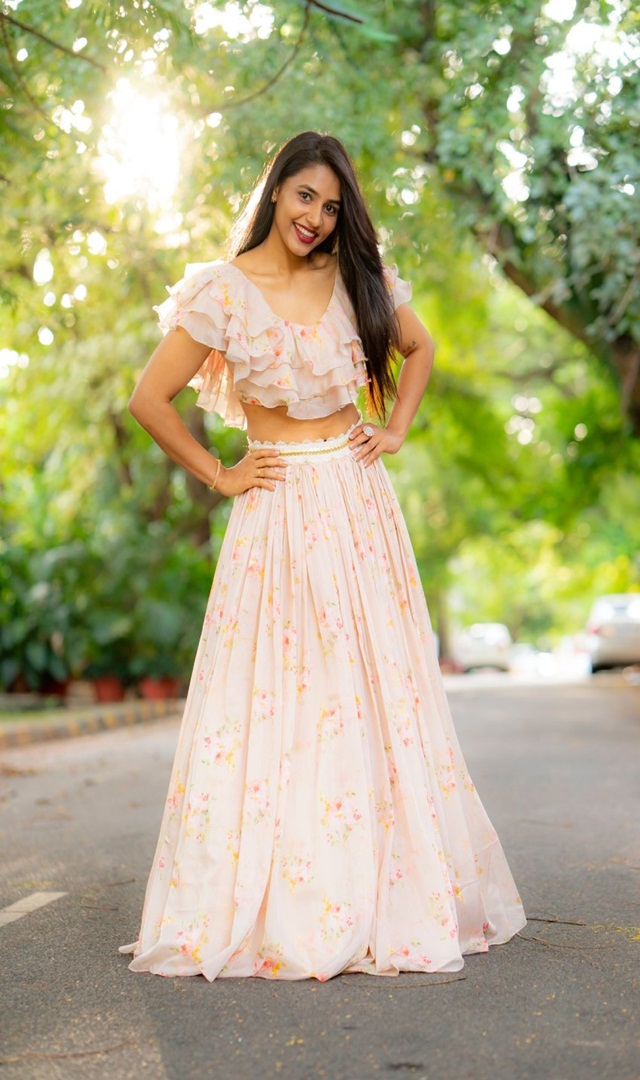 ಕಾಂತಾರ ಚೆಲುವೆ ಸಪ್ತಮಿ ಗೌಡ ಹಾಟ್ ಲುಕ್