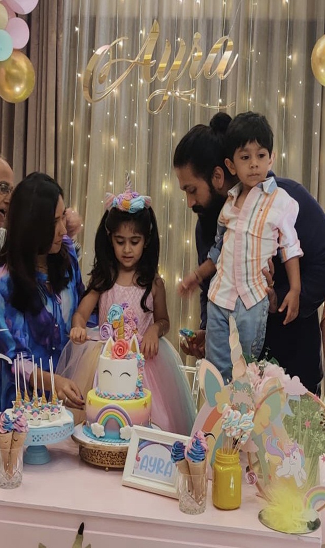 ಐರಾ ಯಶ್ ಬರ್ತ್ ಡೇ ಪಾರ್ಟಿ