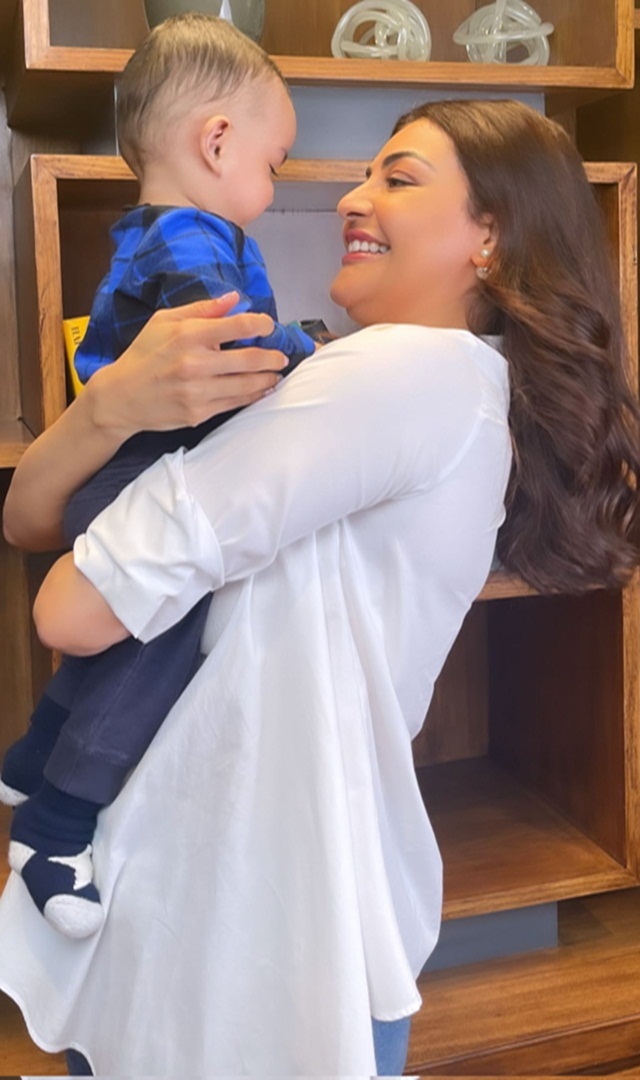 ಕಾಜಲ್ ಅಗರ್ವಾಲ್ ಪುತ್ರನ ಲೇಟೆಸ್ಟ್ ಫೋಟೋಸ್