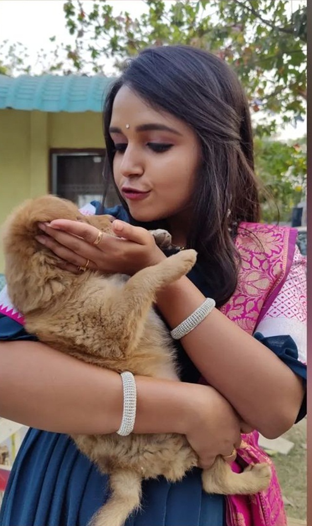 ಗಟ್ಟಿಮೇಳ ನಿಶಾ ನಾಯಿ ಪ್ರೀತಿ