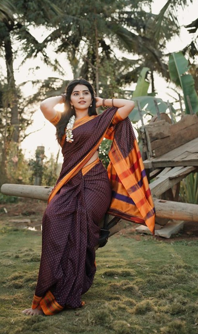 ಇಳಕಲ್ ಸ್ಯಾರಿಯಲ್ಲಿ ಮೇಘಾ ಶೆಟ್ಟಿ