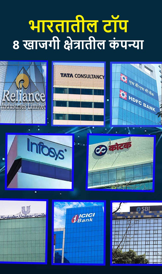 भारतातील टॉप 8 खाजगी क्षेत्रातील कंपन्या