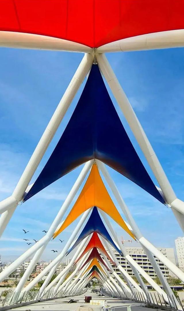 Atal Foot Over Bridge अहमदाबाद रिव्हरफ्रंट फूट ओव्हर ब्रिज