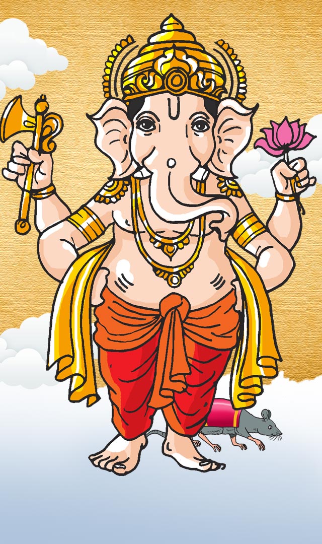 गणपतीच्या जीवनाशी संबंधित महत्त्वाच्या घटना