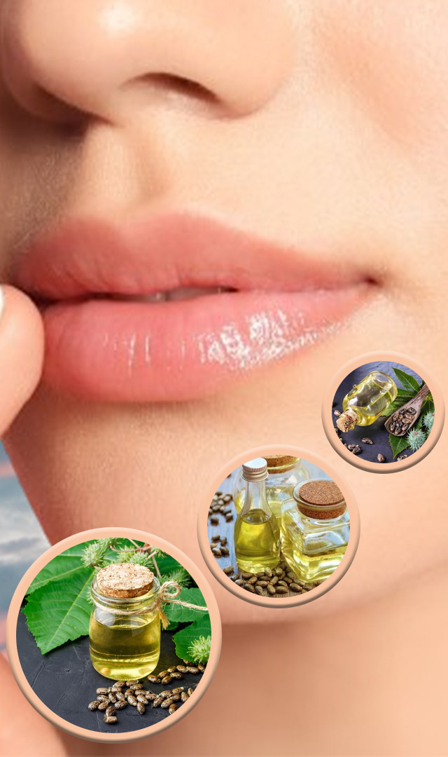 नैसर्गिक गुलाबी ओठांसाठी एरंडेल तेल लावा