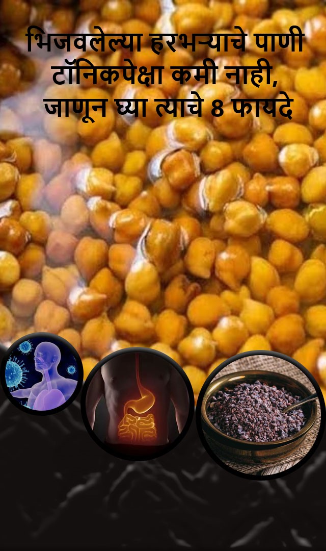 भिजवलेल्या हरभऱ्याचे पाणी टॉनिकपेक्षा कमी नाही, जाणून घ्या त्याचे 8 फायदे