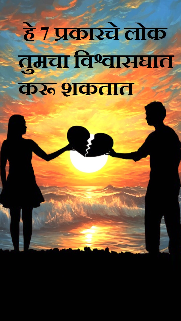  हे 7 प्रकारचे लोक तुमचा विश्वासघात करू शकतात 