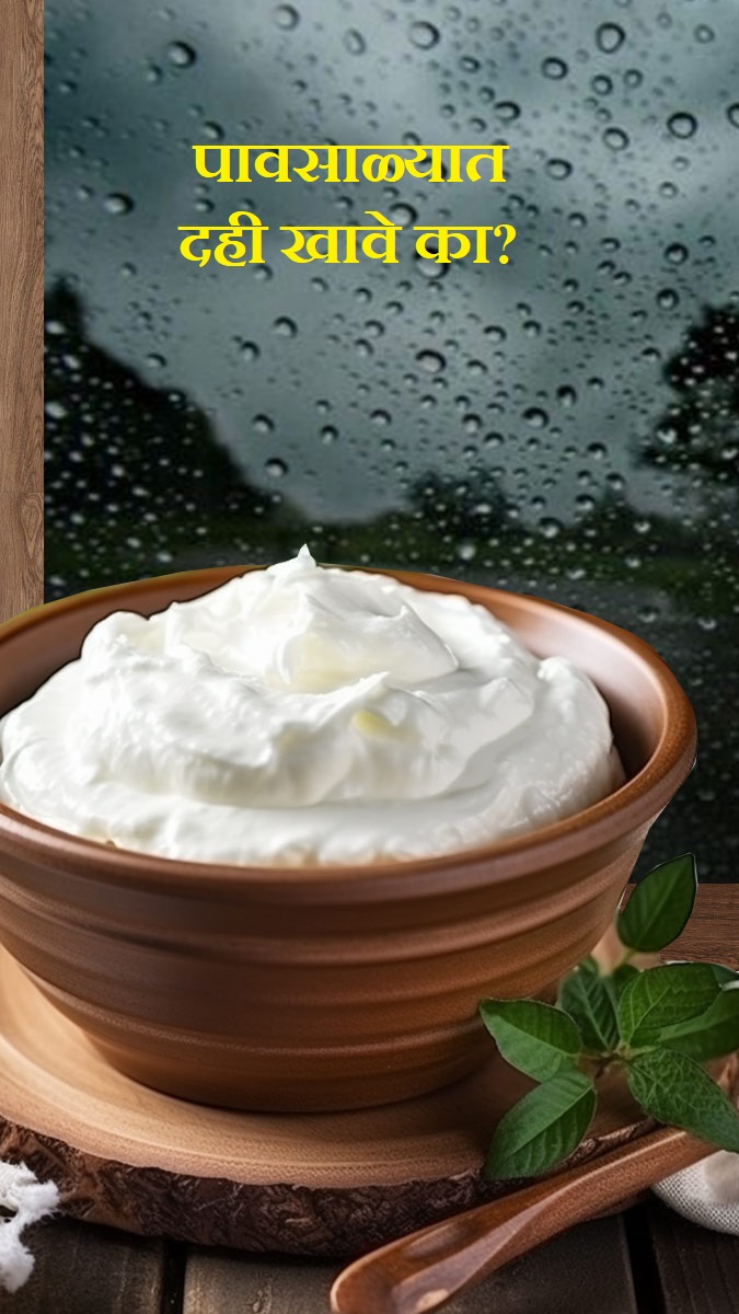 पावसाळ्यात दही खावे का?