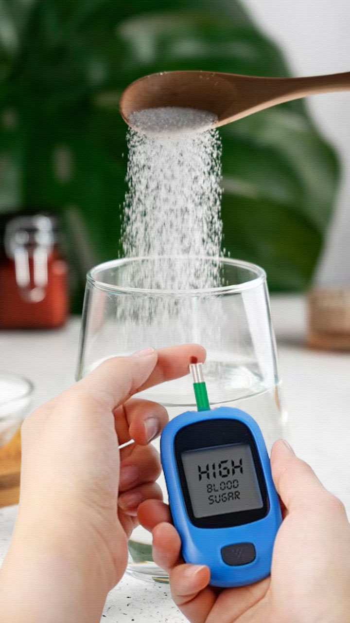 साखरेची पातळी पाण्याने नियंत्रित कशी करावी
