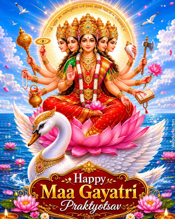Happy maa gayatri praktoutsav